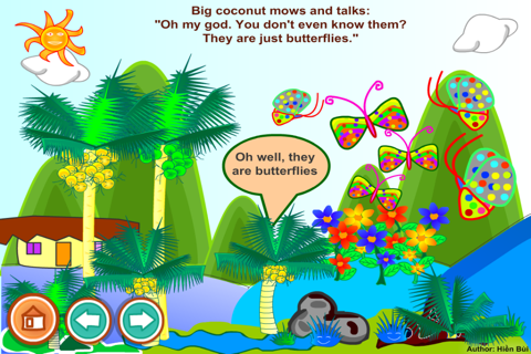 A coconut tree story (Untold toddler story - Hien Bui) screenshot 2