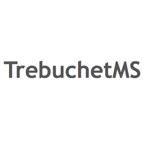 Keyboard of Trebuchet MS Font: Artistic Style Keys for iOS 8 icon