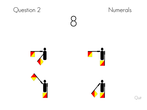 Flag Semaphore Quiz screenshot 4