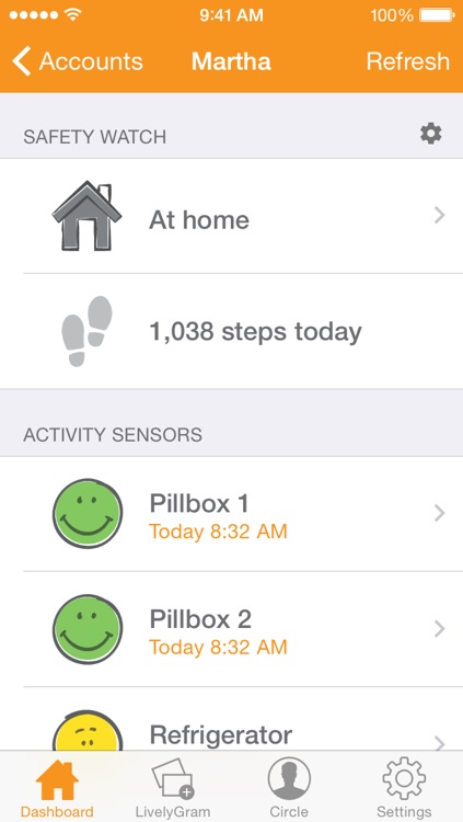 Lively Emergency Response and Activity Sharing