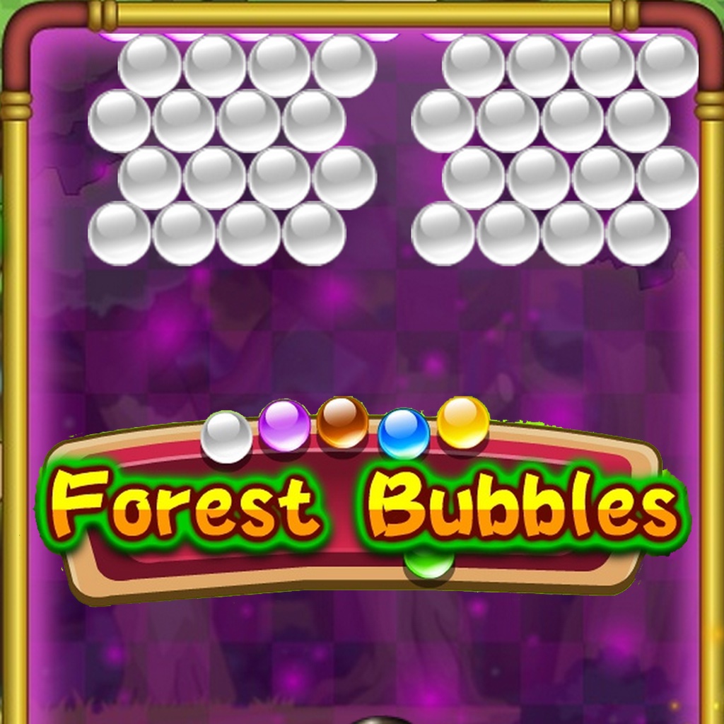 Forest Bubbles Match Game