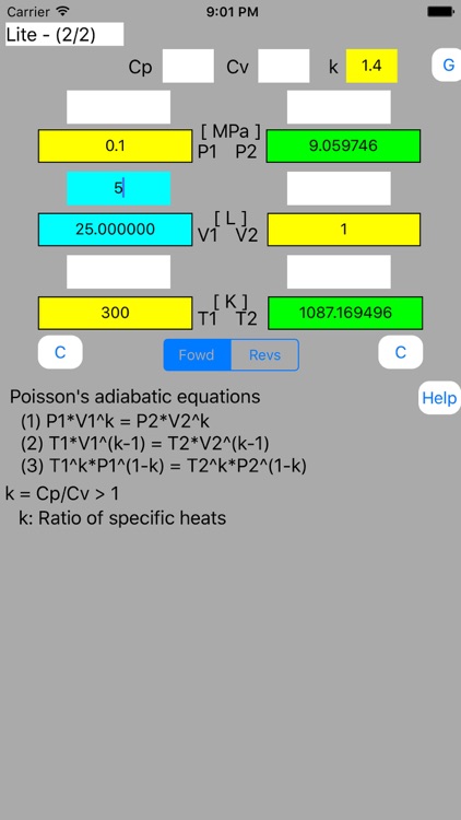 Adiabatic Calculator Mini Lite screenshot-4