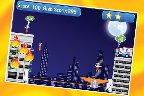 Roof Jumper - Fire rescue adventure & crazy jumping game screenshot 2