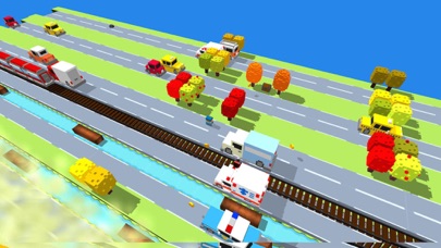 Hero on Road - Jumpy hopper and Crossing Iron robo Man across the super busy streetのおすすめ画像2