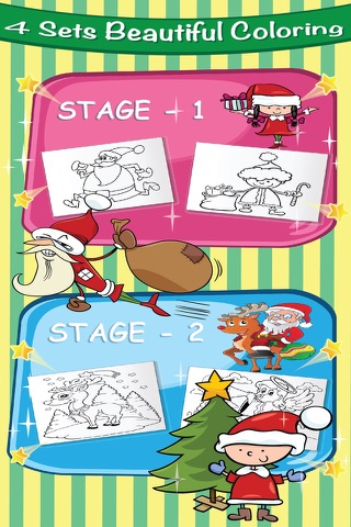 Christmas Coloring Book Santa Claus Xmas for kids screenshot 2