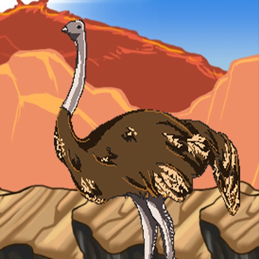Ostrich Runner Icon