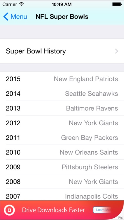 Pro Football Winners