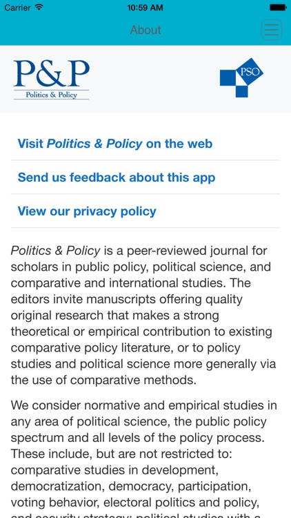 Politics & Policy screenshot-3