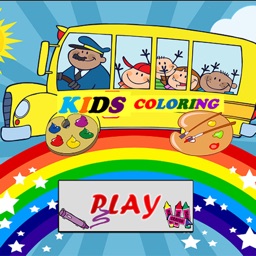 Kids coloring book or games for kindergarten