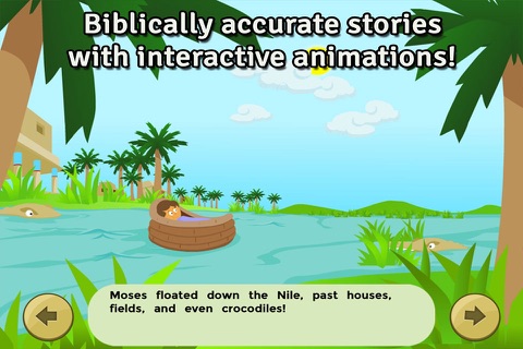 Moses and the Burning Bush: Bible Heroes -  Teach Your Kids with Stories, Songs, Puzzles and Coloring Games! screenshot 2