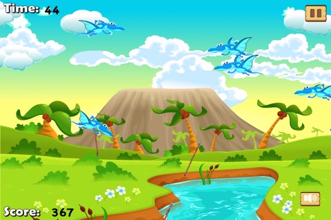 A Fun Flying Dinosaur - Spear Shooting Survival Challenge screenshot 3
