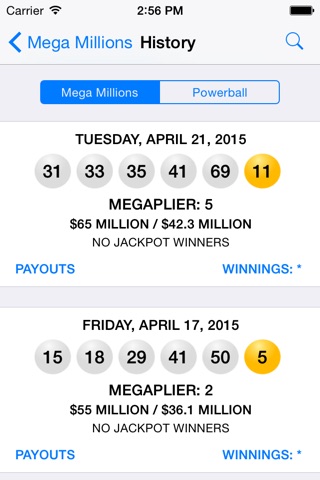 Mega Millions + Powerball screenshot 3