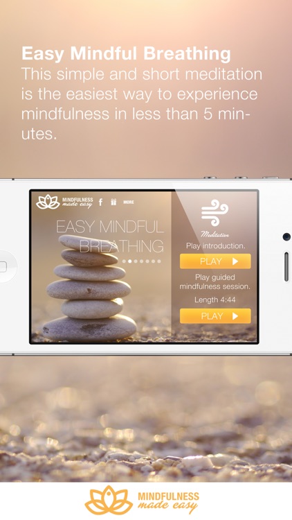 Mindfulness Made Easy - meditations for relaxation, focus and compassion