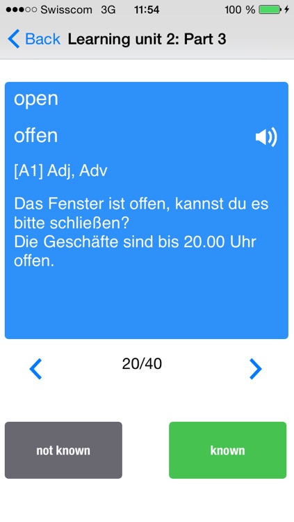 Goethe A1 Vocabulary screenshot-3