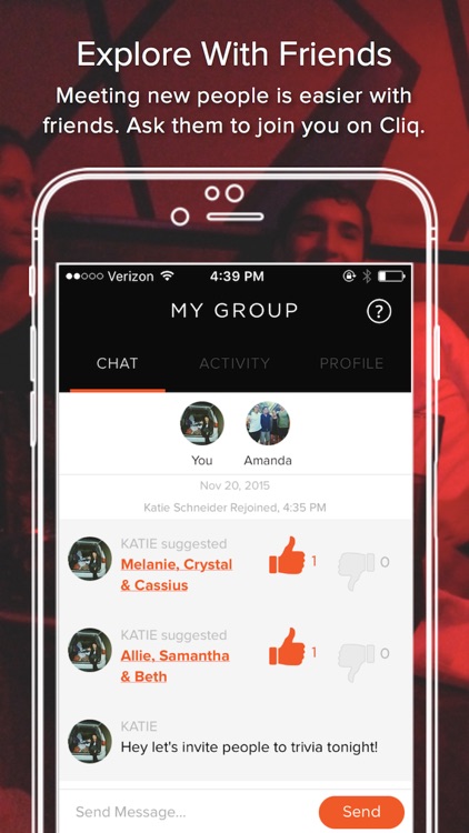 Cliq - Meet a New Group of Friends, with Yours