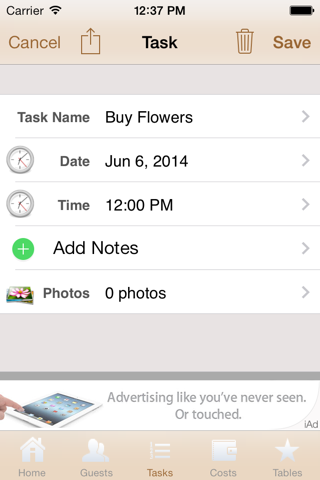 myParties - Event Planner (Party Planning) Free screenshot 2