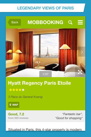 MobBooking - Mobile Hotel Reservations screenshot 4