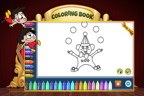 Coloring Book Circus screenshot 2