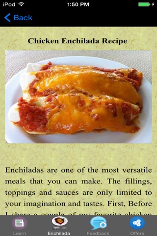 Enchilada Recipes - Spicy and Delicious screenshot 2