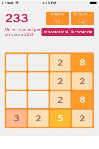 2048 Italian screenshot 4