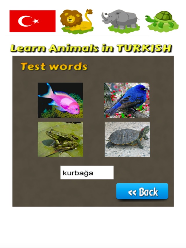 learn animals in turkish language im app store learn animals in turkish language im app store