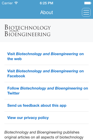 Biotechnology and Bioengineering screenshot 3