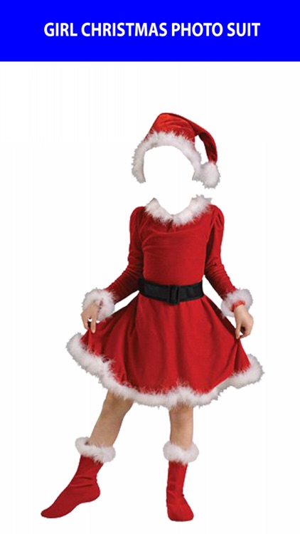 Girl Christmas Photo Suit