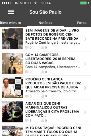 SouSaoPaulo - "para os fãs da São Paulo FC" screenshot 2