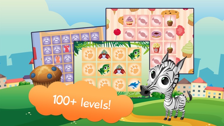 Kids Animals Memory Game screenshot-0