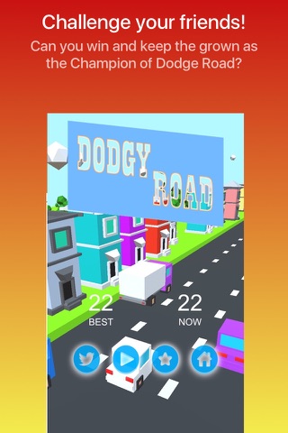 Dodgy Road - FREE Endless Arcade Obstacle Challenge Game screenshot 4