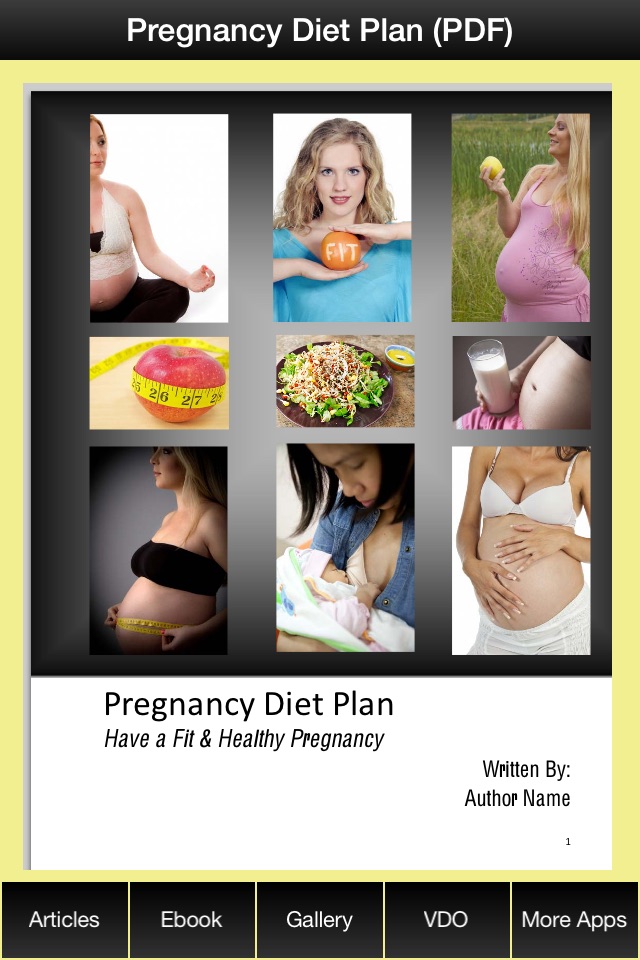 Pregnancy Diet Plan - Have a Fit & Healthy Pregnancy ! screenshot 2