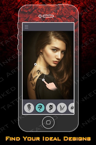 Inked Tattoo Studio Pro - A Selfie Photo Editor Tool to Try Artist Tattoo on Yr Body screenshot 2