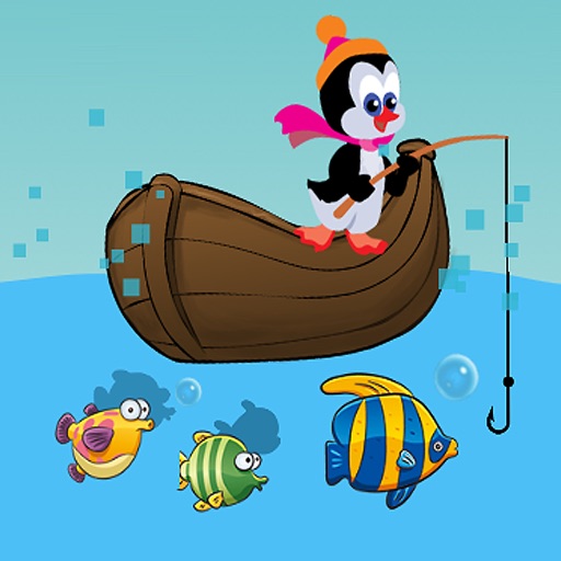 Penguin Fishing - Blue Ocean Sport Game for Kids Icon