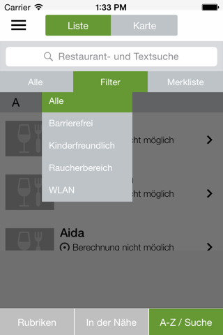 Speisekarte - Essen & Trinken in Berlin – Der Restaurantführer für die Hauptstadt. screenshot 3