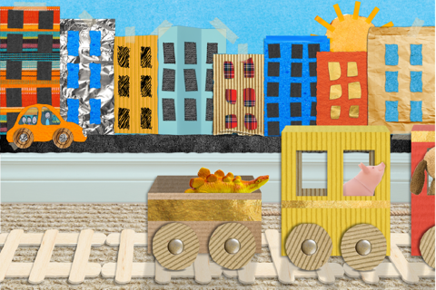 Scribbaloo Train - art and craft train app for toddlers screenshot 2