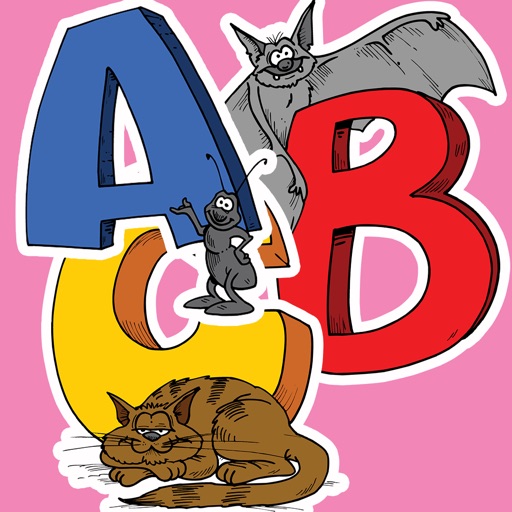 abc alphabet animal word matching practice icon