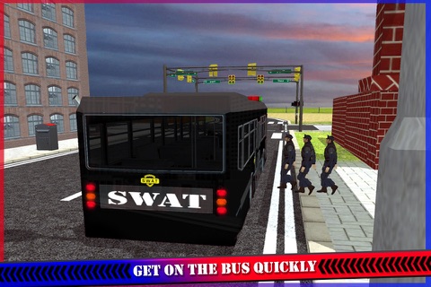 Police Bus Cop Transport - American City Police Department Duty screenshot 2