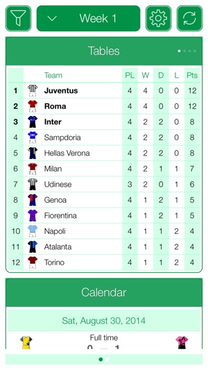 Italian Football Serie A 2015-2016 - Mobile Match Centre(圖1)-速報App