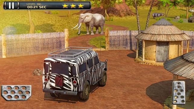 3D Safari Parking Free - Realistic Lion, Rhino, Elephant, an(圖1)-速報App