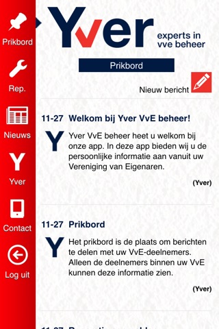 VVE beheer screenshot 2