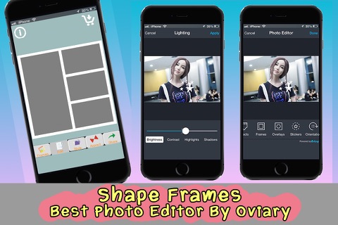 shape frames - special collage effects for pictures,amazing photo editor screenshot 2