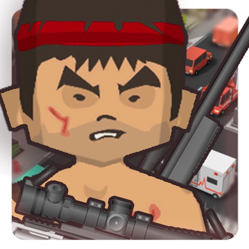 Call of Monster Shooter Toon Town Apocalypse Undead Crisis Sniper Icon