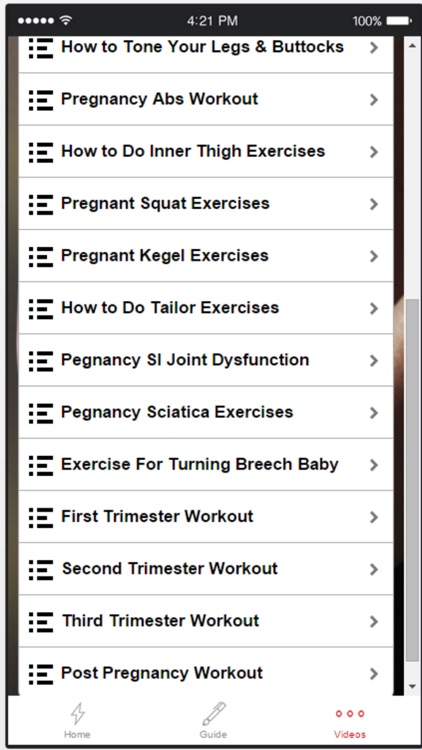 Prenatal Exercises - Learn Creative Ways to Exercise in Pregnancy screenshot-4