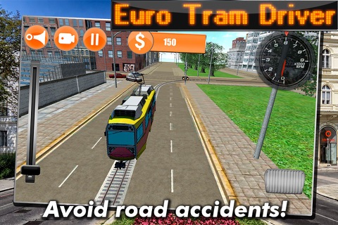 Euro Tram Driver Simulator 3D Free screenshot 4
