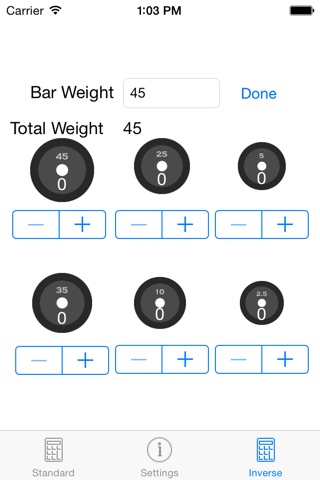 Plate Math Pro - Barbell Weight Calculator screenshot 3