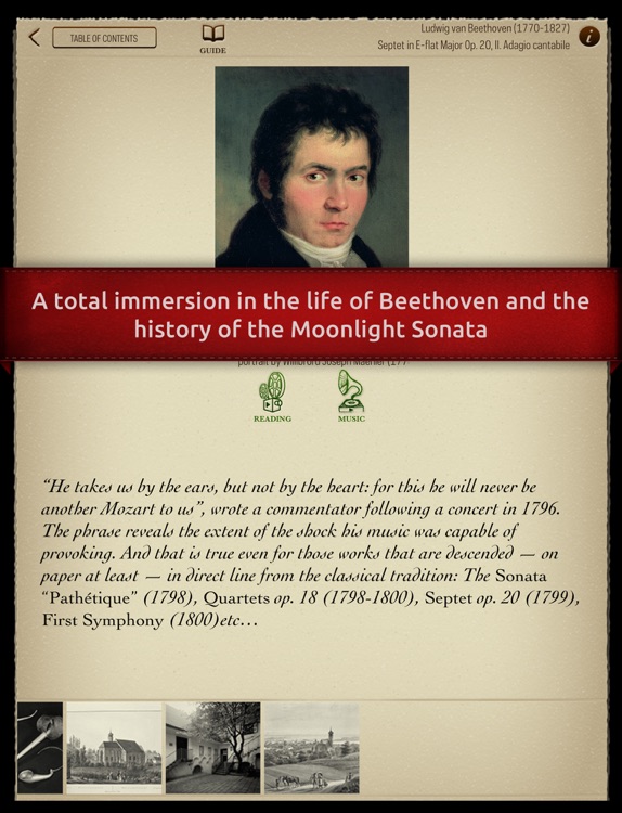 Play Beethoven – « Moonlight Sonata » (interactive piano sheet music) screenshot-4