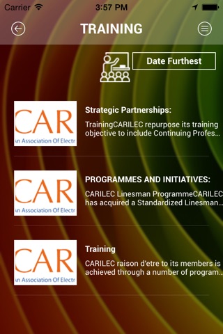 CARILEC Connect screenshot 2