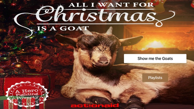 ActionAid Sweden Xmas Goats