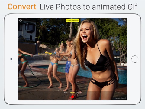 Live Pictures Cam & GIF-maker: delen op Facebook, Twitter & Instagram