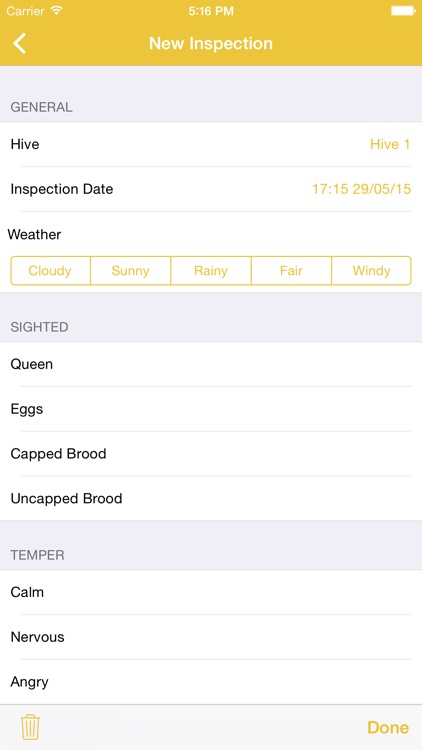 Bee Appy – A Beekeepers Hive Management, Husbandry and Inspection Record System screenshot-3